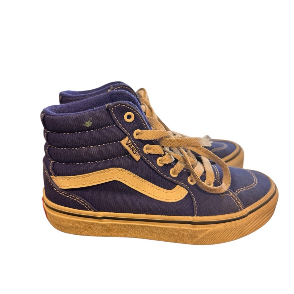 Vans Navy and Mustard High-Tops